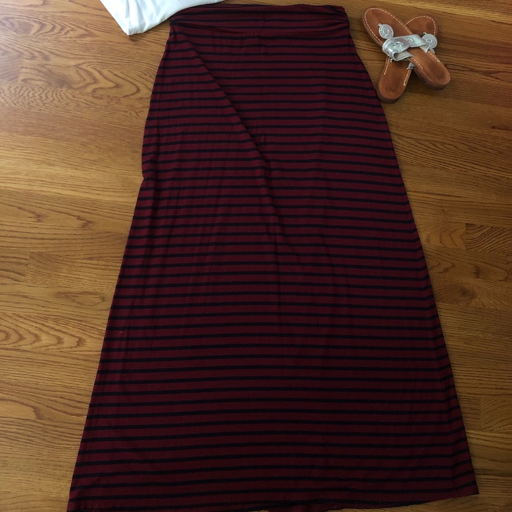 J Crew maxi skirt.